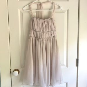 Blush Halter Party Dress